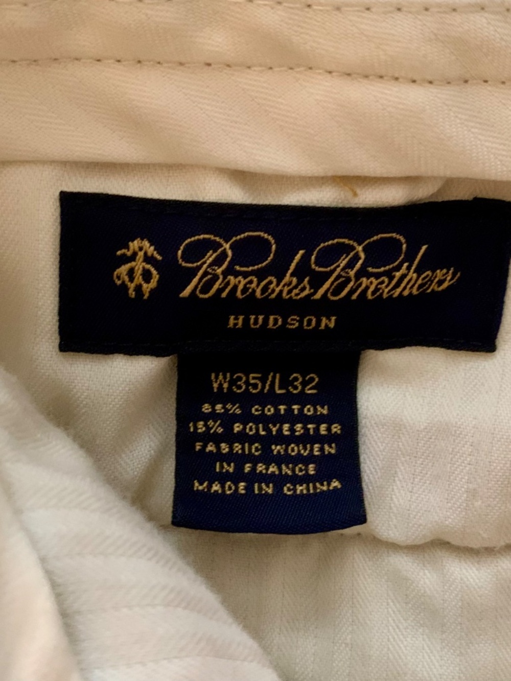 Brooks Brothers Hudson Mustard Yellow Corduroy Pants 35x32 - Picture 4 of 8
